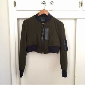Yohji Yamamoto Regulation/ cropped jacket